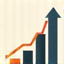 Icon representing business growth.